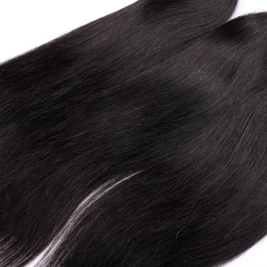 2 Bundles 7A Virgin Brazilian Hair Bundles Straight Natural Color bhw034 3
