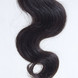 4 st Body Wave 8A Natural Black Brazilian Virgin Hårbuntar 1 small