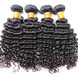 4 Bundle Deep Wave 8A Brazilian Virgin Hair Weave Natural Black 1 small