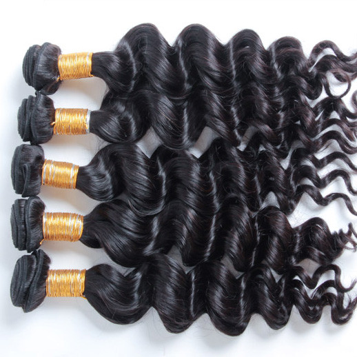 Virgin Brazilian Natural Wave Hair Bundles Natural Black 1pcs 1