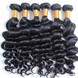 2 pcs Natural Wave 8A Natural Black Brazilian Virgin Hair Weave 0 small