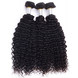 4 pcs/lot 8A Brazilian Virgin Hair Weave Kinky Curly Natural Black 0 small