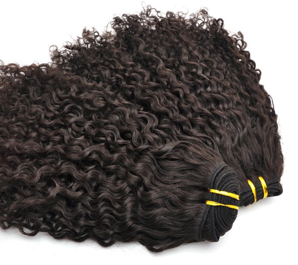 Grade 7A Virgin Indian Hair Extensions Romance Curl Natural Black(#1B) 0