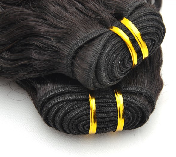 Grade 7A Virgin Indian Hair Extensions Romance Curl Natural Black (#1B) 3