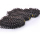 7A Virgin Indian Hair Extensions Kinky Curl Natural Black 1 small