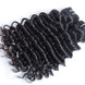 1 pcs 7A Virgin Indian Hair Extensions Deep Wave Natural Black 0 small