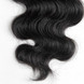 1 bunt 7A Virgin Indian Hair Body Wave Natural Black 1 small