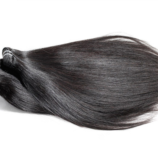 2шт 7A шелковистые прямые девственные индийские волосы переплетения натуральный черный 0