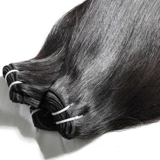 3 peças 7A trança de cabelo virgem indiano sedoso liso natural preto 1