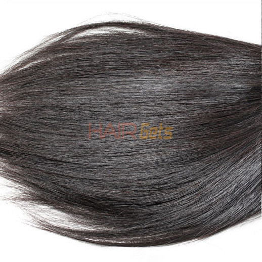 4pcs 7A Virgin Indian Hair Natural Black Silky Straight 1