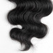 2pcs 7A Body Wave Virgin Indian Hair Weave Natural Black 0 small