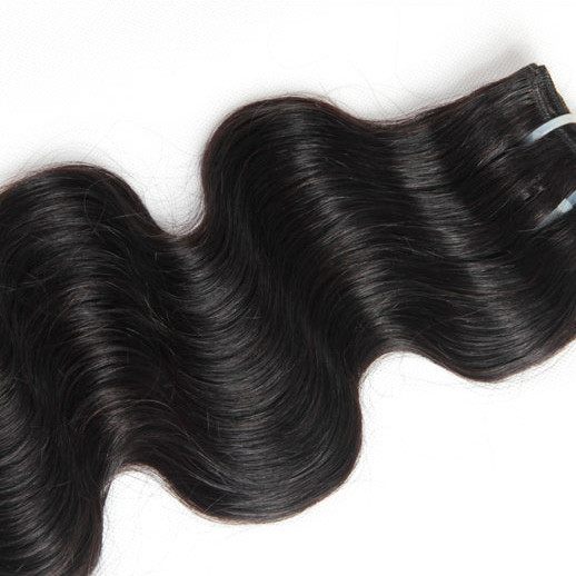2pcs 7A Body Wave Virgin Indian Hair Weave Natural Black ihw006 1