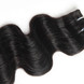 2pcs 7A Body Wave Virgin Indian Hair Weave Natural Black 1 small