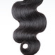 1 pacote 8A cabelo virgem malaio tecido onda corporal preto natural 1 small