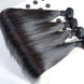 2 pcs 8A Silky Straight Malaysian Virgin Hair Weave Naturel Noir 1 small