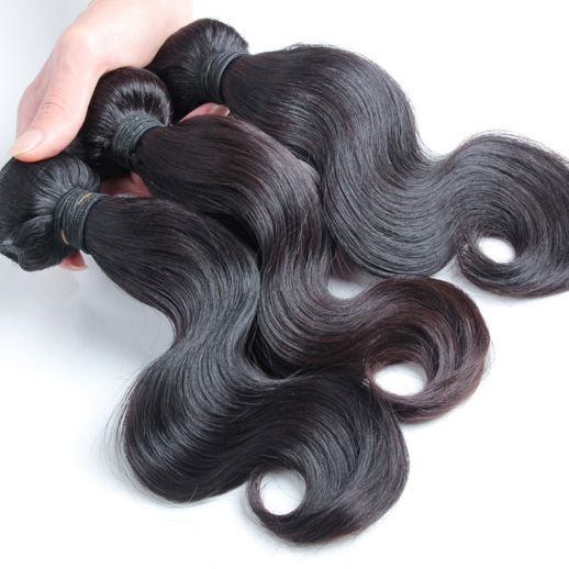 3 pcs 8A Virgin Malaysian Hair Weave Body Wave Natural Black 0
