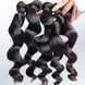 4 Stück 7A Lose Welle Malaysian Virgin Hair Weave Natural Black Günstiger Preis 0 small