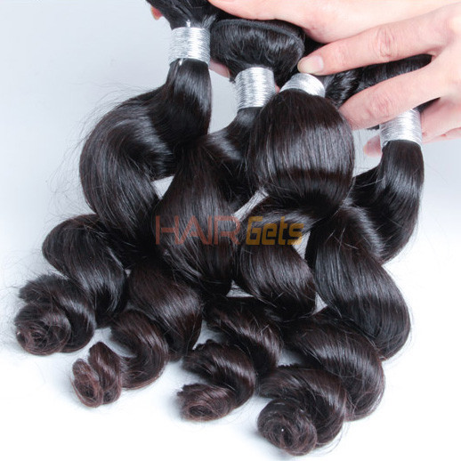 3 bundels 8A Natural Wave Peruvian Virgin Hair Weave Natural Black 0