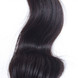 1 stk 8A Virgin Peruvian Hair Extensions Body Wave Natural Black(#1B) 0 small