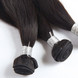 2 pacotes 8A cabelo peruano virgem seda liso tecido preto natural 1 small