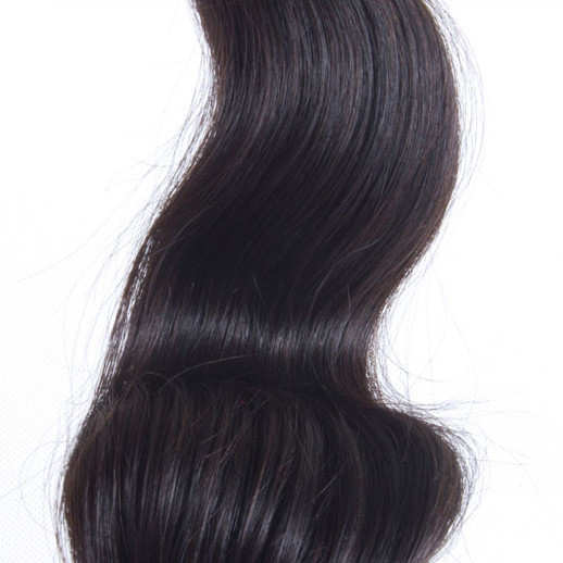 2 stuks 8A Virgin Peruviaans Haar Body Wave Weave Natuurlijk Zwart 0