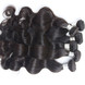 3 Stück 8A peruanische reine Haarwebart natürliche schwarze Körperwelle 0 small