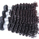 3 peças 8A cabelo virgem peruano tecido preto natural onda profunda 1 small