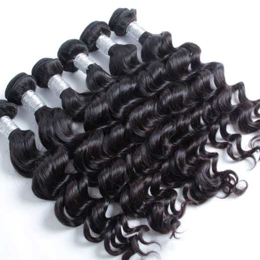 4 Bündel 8A Natural Wave Virgin Peruvian Hair Natural Black mit Preis 1