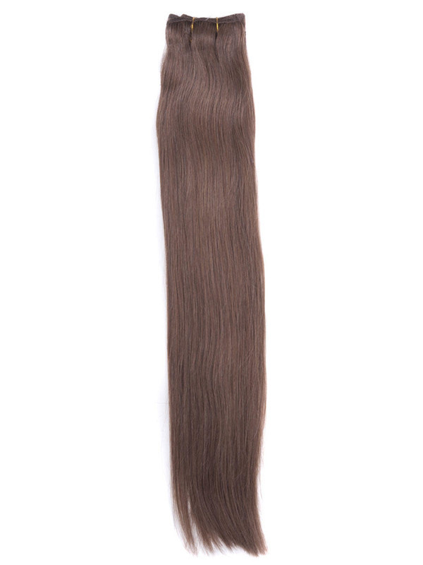 Licht kastanje (#8) Silky Straight Remy Hair Bundles 0