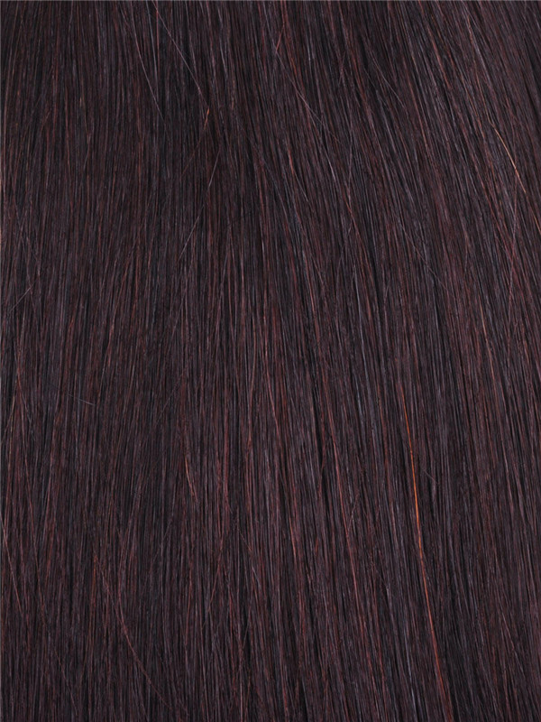 Mørkebrun(#2) Silkeaktig Straight Remy Hair Wefts 1