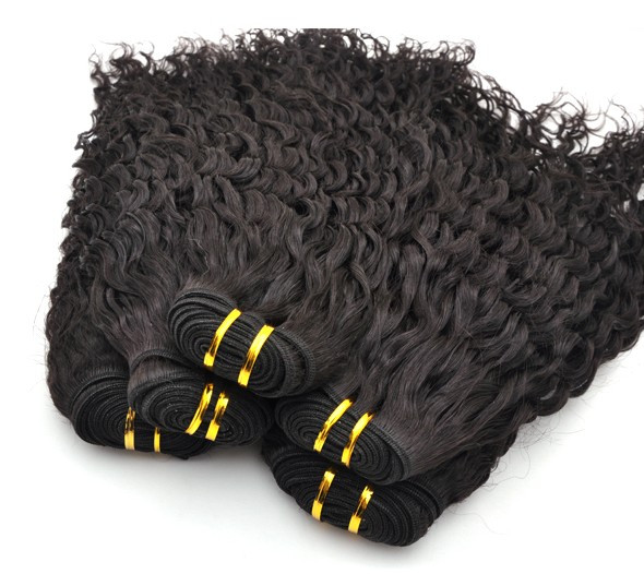 7A Virgin Tailandia Romance Curl Hair Weave Natural Black 0