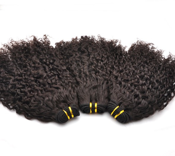 7A Virgin Thailand Romance Curl Hair Weave Natural Black 4