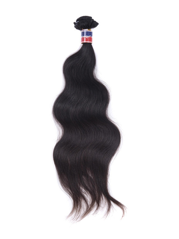 7A Virgin Thailand Hair Weave Body Wave Natural Black 0