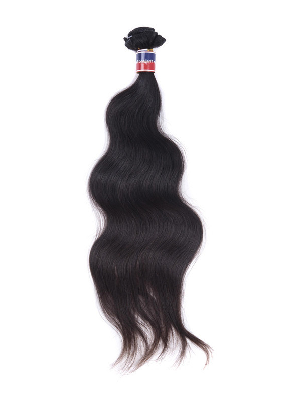 7A Virgin Thailand Hårväv Body Wave Natursvart 0