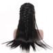 Peruca frontal longa reta 360 de renda, 100% cabelo humano perucas 12-30 polegadas 1 small