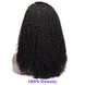 Kinky Curly 360 Lace Frontal Perücke, 100% reines Haar, lockige Perücken 8A für Frauen 1 small