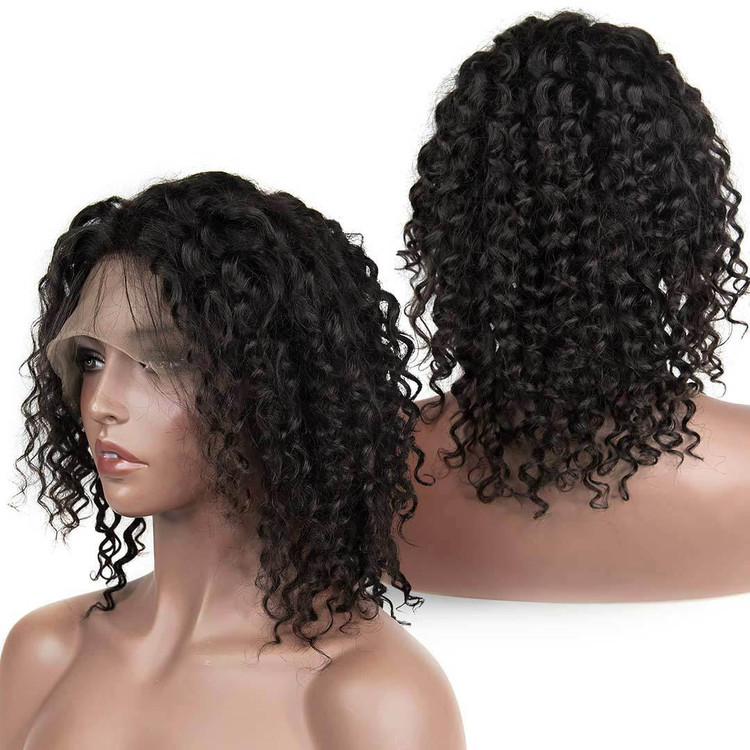 360 perucas de cabelo humano frontal de renda com ondas de água, 10-30 polegadas liso 2