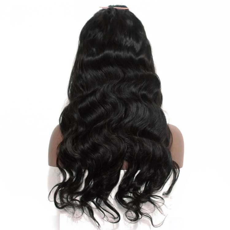 Body Wave Full Lace-pruiken van echt haar met babyhaar, 10-30 inch 2