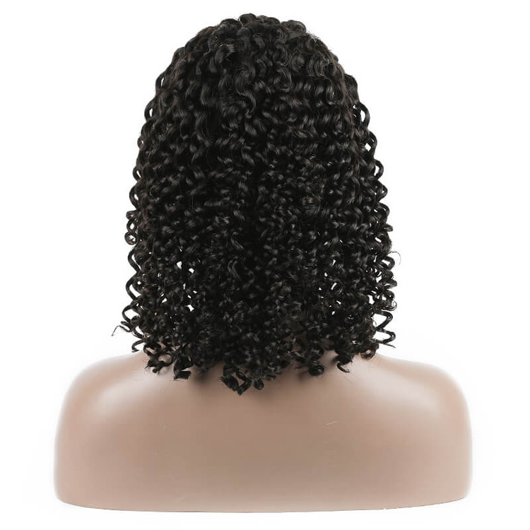 Perruques bouclées Full Lace Bob, perruque 100% cheveux vierges en vente 10-28 pouces 3