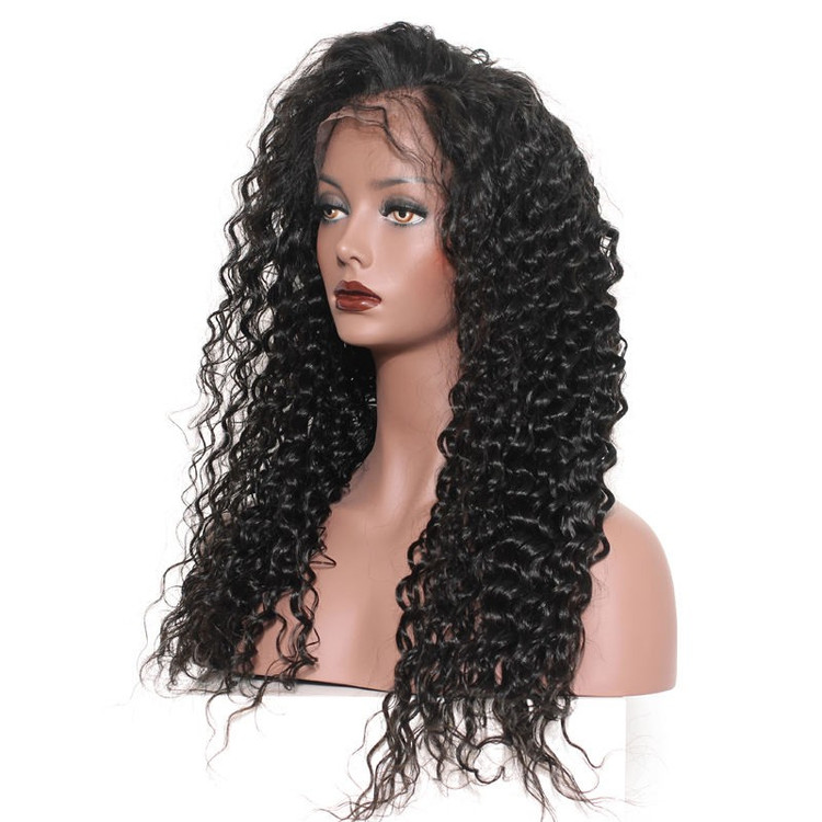 Loose Curly Full Lace Wigs, Human Hair Wigs With Discount 12-30 Inch 0
