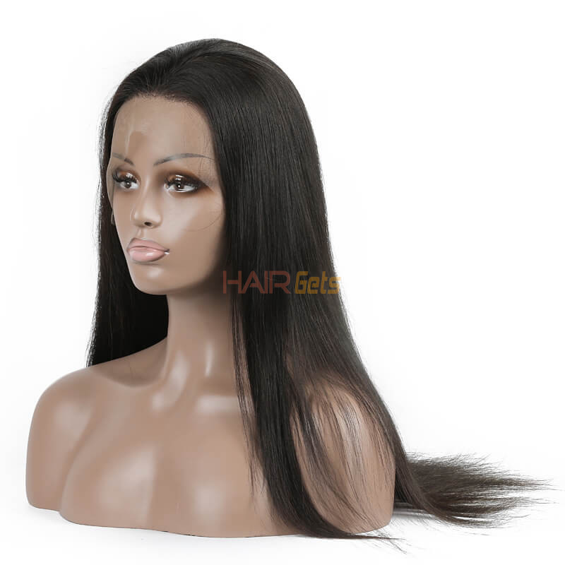 Long Straight Lace Front Wigs, 100% Human Hair Wig 10-30 inch 0