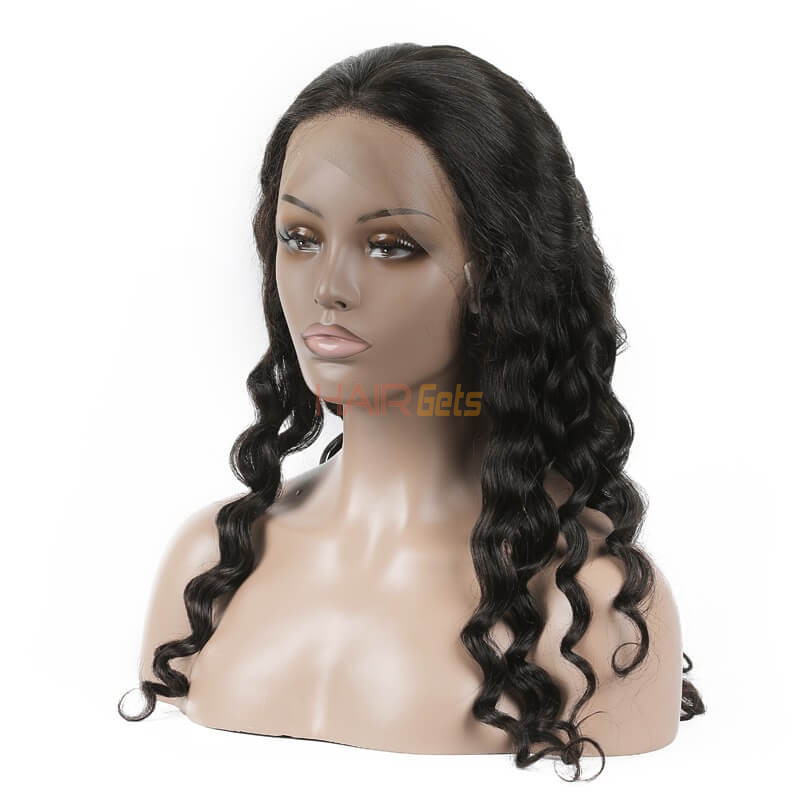 Loose Curly Lace Front Wigs, Human Hair Wigs With Discount 12-30 Inch 0
