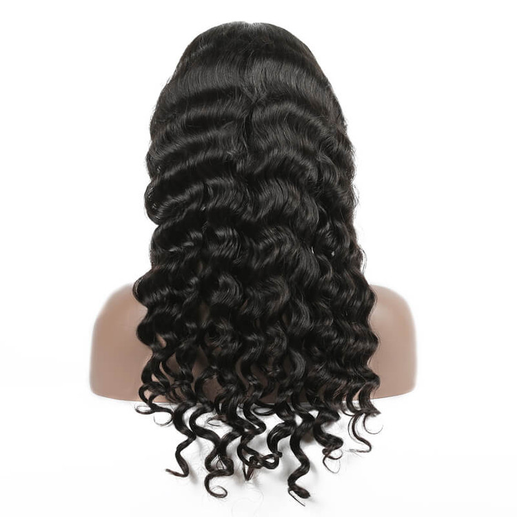 Perruques Lace Front frisées lâches, perruques de cheveux humains avec remise 12-30 pouces 2