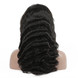 Bästa kvalitet Loose Wave Lace Front Människohår Peruk Soft Like Silk 2 small