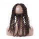 Bästsäljande Deep Wave Virgin Human Hair 360 Lace Frontal For Women