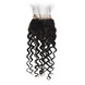 Billigste Virgin Hair Water Wave Lace Closure, Natural Back