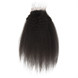 Kinky Straight Lace Closure Fabriqué par de vrais cheveux vierges en vente