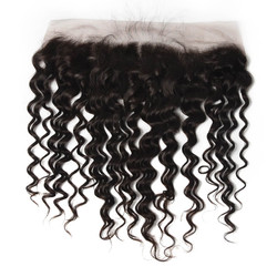 Soft Like Silk Brazilian Hair Frontal, Water Wave Lace Frontal 13x4 Inches