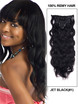 Jet Black(#1) Body Wave Ultimate Clip In Remy Hair Extensions 9 stk.