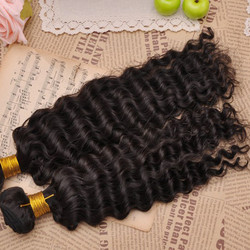 7A Virgin Brazilian Hair Extensions Water Wave Natural Black bhw030